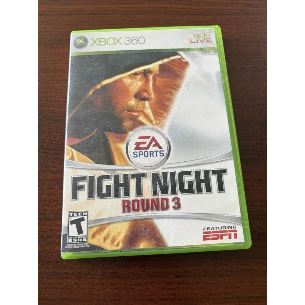 Fight Night Round 3 Microsoft Xbox 360, Boxing, Video Game Complete with Manual